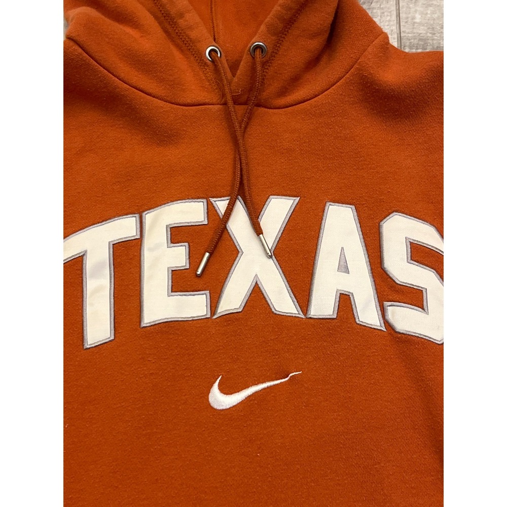 Nike Texas Longhorns‎ Hoodie NCAA Mens Size Medium Orange Pullover Sweatshirt